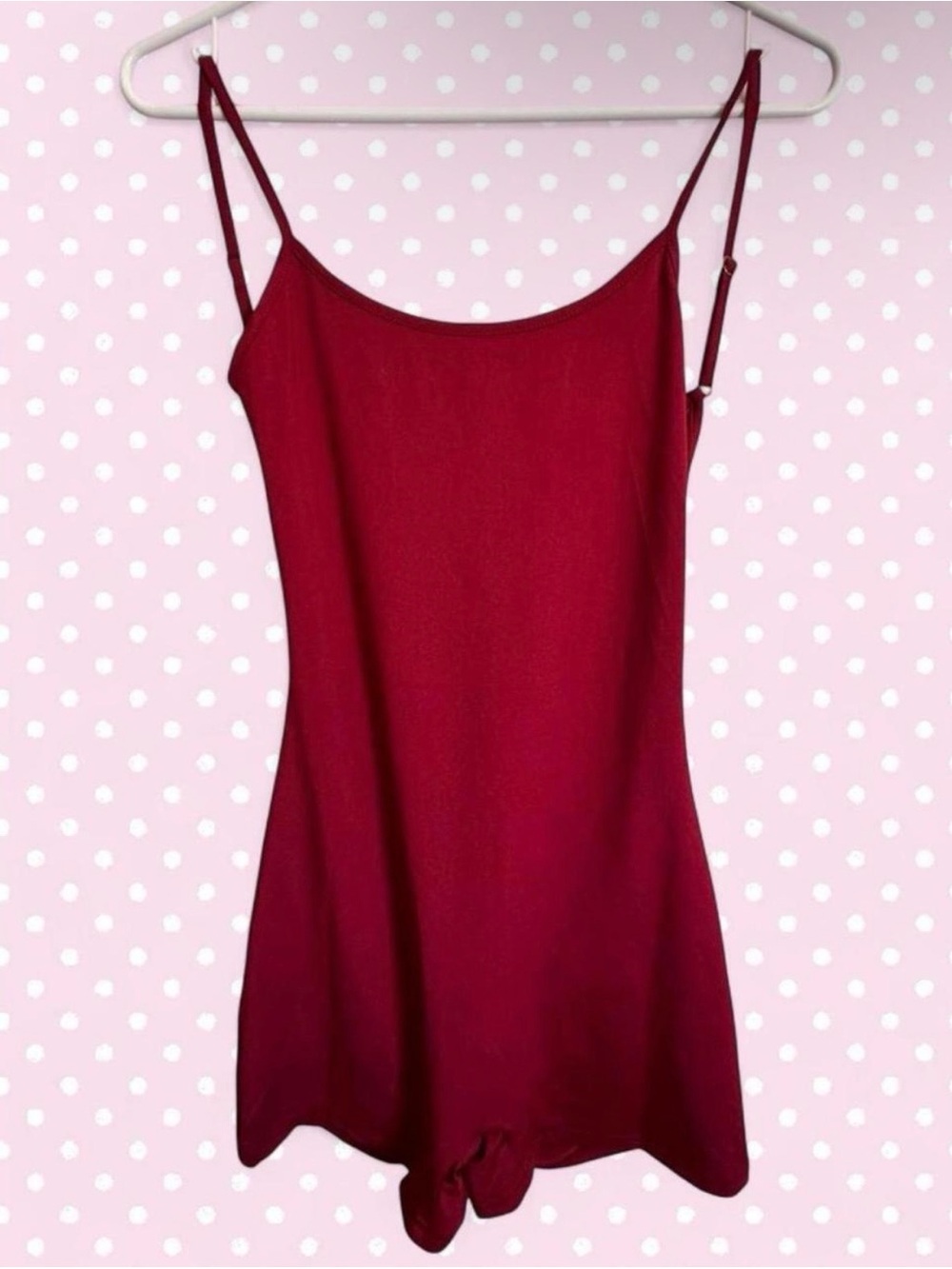SHEIN Red Spaghetti Strap Cami